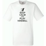 Keep Calm kézilabda férfi rövid ujjú póló