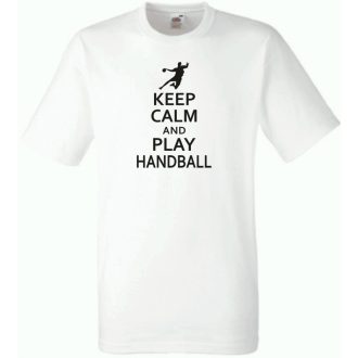 Keep Calm kézilabda férfi rövid ujjú póló