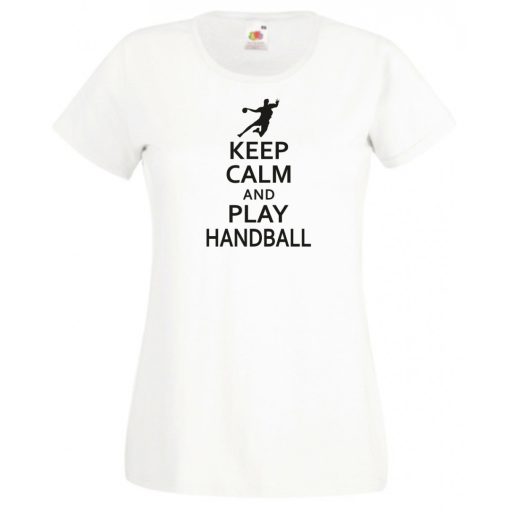 Keep Calm kézilabda női rövid ujjú póló