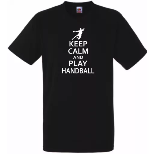 Keep Calm kézilabda férfi rövid ujjú póló