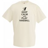 Keep Calm kézilabda férfi rövid ujjú póló
