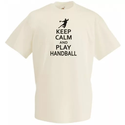 Keep Calm kézilabda férfi rövid ujjú póló