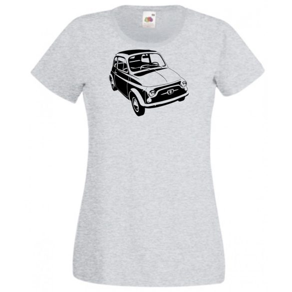 Retro autó fan Fiat 500 női rövid ujjú póló