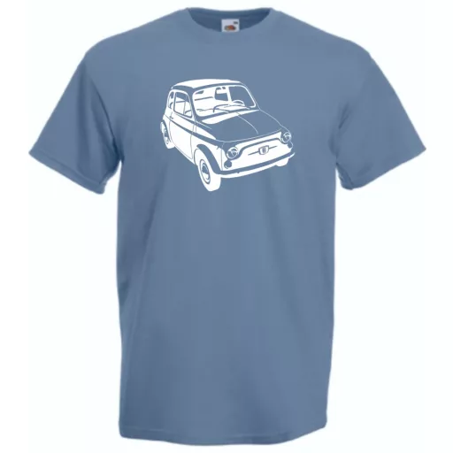 Retro autó fan Fiat 500 minima férfi rövid ujjú póló