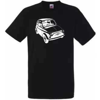 Retro autó fan Fiat 500 minima férfi rövid ujjú póló