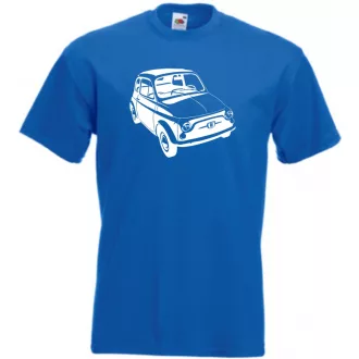 Retro autó fan Fiat 500 minima férfi rövid ujjú póló