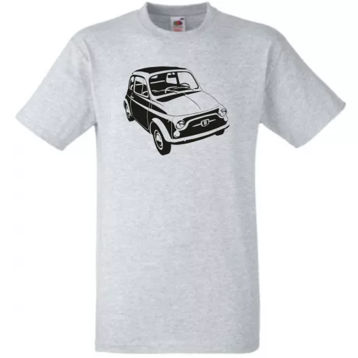 Retro autó fan Fiat 500 minima férfi rövid ujjú póló