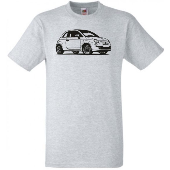 Autó fan Fiat 500 minima -B férfi rövid ujjú póló