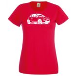Autó fan Fiat 500 minima női rövid ujjú póló