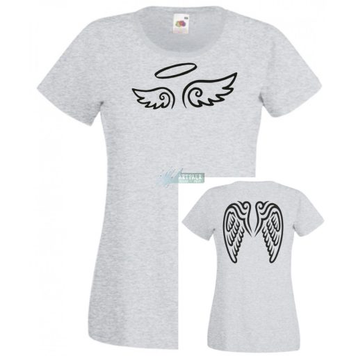 Angyali - 2 oldalas grafika női rövid ujjú póló