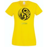 Yin Yang - Főnix és sárkány női rövid ujjú póló