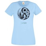 Yin Yang - Főnix és sárkány női rövid ujjú póló