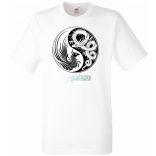 Yin Yang - Főnix és sárkány férfi rövid ujjú póló
