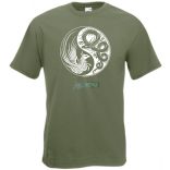 Yin Yang - Főnix és sárkány férfi rövid ujjú póló