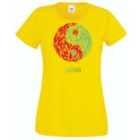 Yin Yang - Tűz és víz női póló női rövid ujjú póló