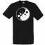 Yin Yang - Ölelkező kutyák férfi rövid ujjú póló
