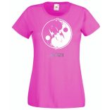 Yin Yang - Ölelkező kutyák női rövid ujjú póló