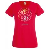 Yin Yang - Arany Ezüst rózsák női póló női rövid ujjú póló