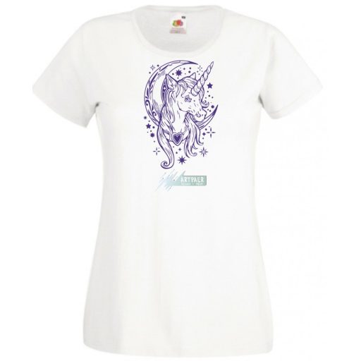 Fantasy Unikornis női rövid ujjú póló