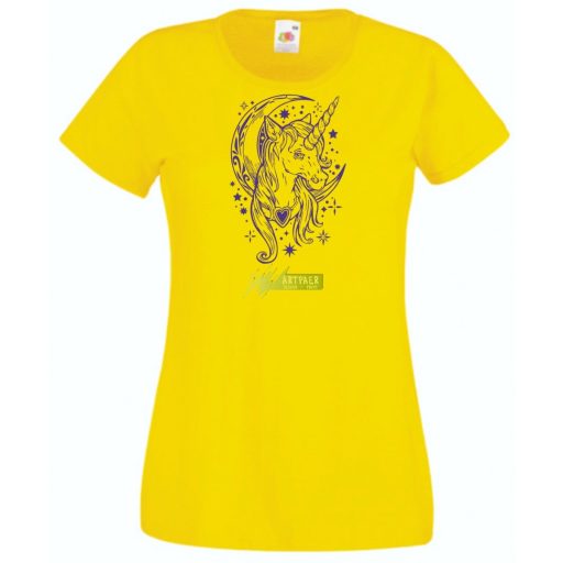 Fantasy Unikornis női rövid ujjú póló