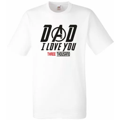 Humor I Love You 3000 - Dad férfi rövid ujjú póló