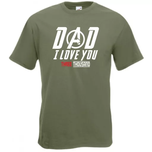 Humor I Love You 3000 - Dad férfi rövid ujjú póló