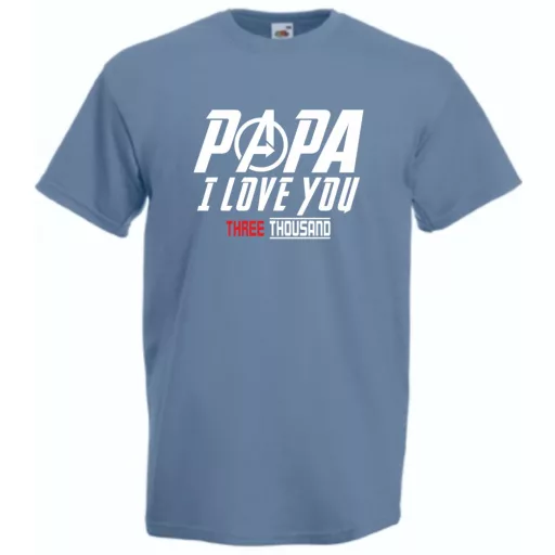 Humor I Love You 3000 - Papa férfi rövid ujjú póló