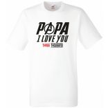 Humor I Love You 3000 - Papa férfi rövid ujjú póló