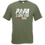 Humor I Love You 3000 - Papa férfi rövid ujjú póló