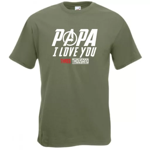 Humor I Love You 3000 - Papa férfi rövid ujjú póló