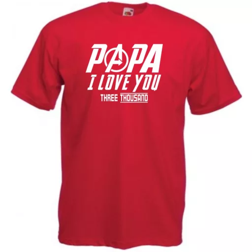 Humor I Love You 3000 - Papa férfi rövid ujjú póló