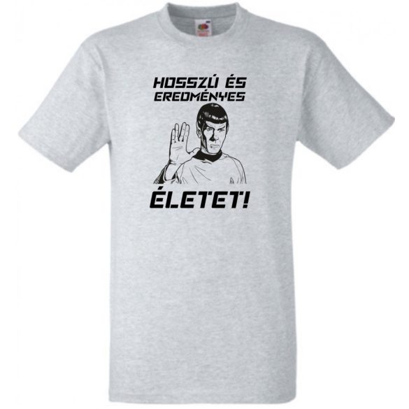 Hosszú és eredményes életet - Spock férfi rövid ujjú póló