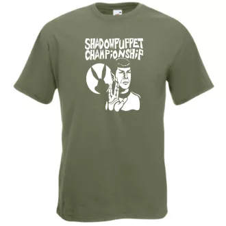   Shadow Puppet Championship - Spock férfi rövid ujjú póló