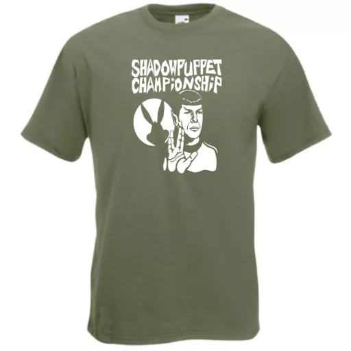 Shadow Puppet Championship - Spock férfi rövid ujjú póló