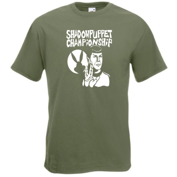 Shadow Puppet Championship - Spock férfi rövid ujjú póló