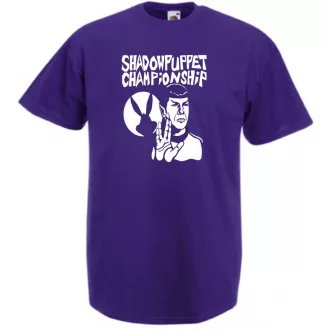   Shadow Puppet Championship - Spock férfi rövid ujjú póló