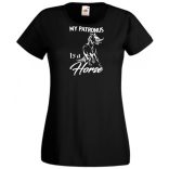 My Patronus Is a Horse - H Potter stílus női rövid ujjú póló