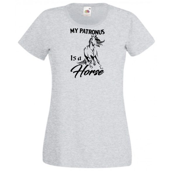 My Patronus Is a Horse - H Potter stílus női rövid ujjú póló