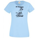 My Patronus Is a Horse - H Potter stílus női rövid ujjú póló