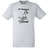 My Patronus Is a Horse – H Potter stílus férfi rövid ujjú póló