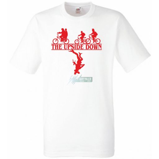 Fejjel lefelé - Stranger Things stílus gyerek rövid ujjú póló