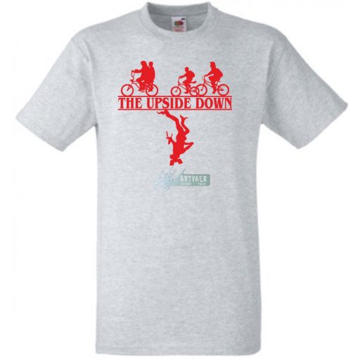 Fejjel lefelé - Stranger Things stílus gyerek rövid ujjú póló