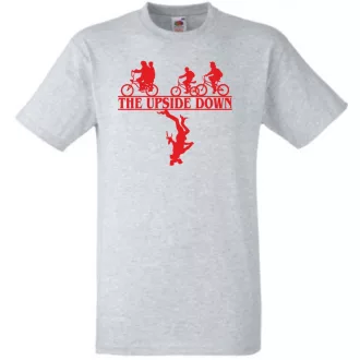   Fejjel lefelé - Stranger Things stílus férfi rövid ujjú póló