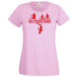 Fejjel lefelé - Stranger Things stílus női rövid ujjú póló