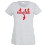 Fejjel lefelé - Stranger Things stílus női rövid ujjú póló