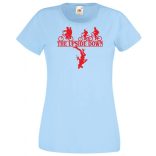 Fejjel lefelé - Stranger Things stílus női rövid ujjú póló