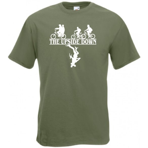 Fejjel lefelé - Stranger Things stílus férfi rövid ujjú póló