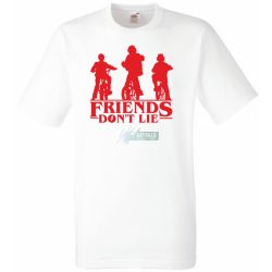   A barátok nem hazudnak - Stranger Things stílus gyerek rövid ujjú póló
