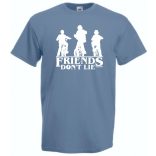 A barátok nem hazudnak - Stranger Things stílus férfi rövid ujjú póló