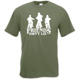 A barátok nem hazudnak - Stranger Things stílus férfi rövid ujjú póló